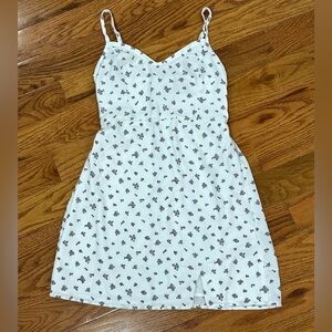 NWT White Floral Hollister Mini Dress S